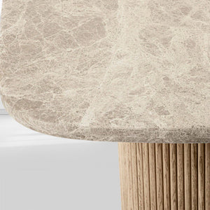 Mulholland Stone Rectangular Dining Table