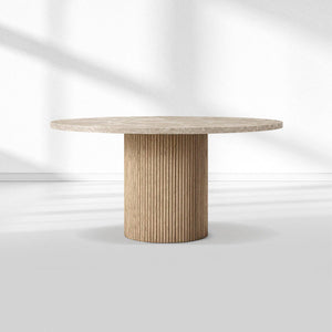 Mulholland Stone Round Dining Table