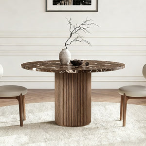 Mulholland Stone Round Dining Table