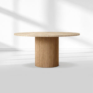 Mulholland Stone Round Dining Table
