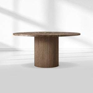 Mulholland Stone Round Dining Table
