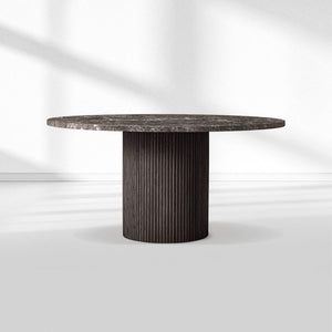 Mulholland Stone Round Dining Table