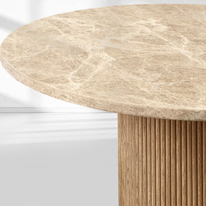 Mulholland Stone Round Dining Table
