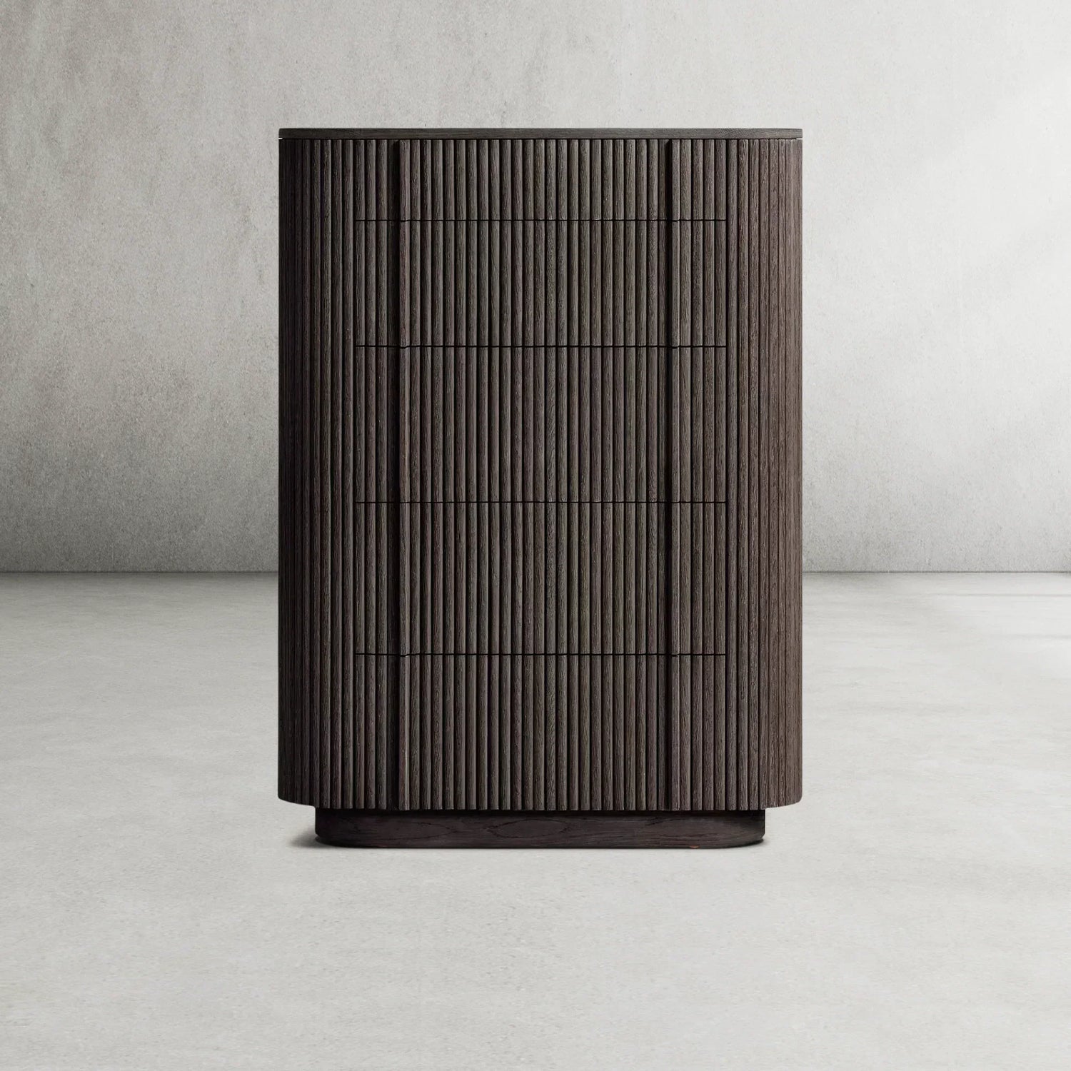 Mulholland Modern Cabinet 5-Drawer Narrow Dresser