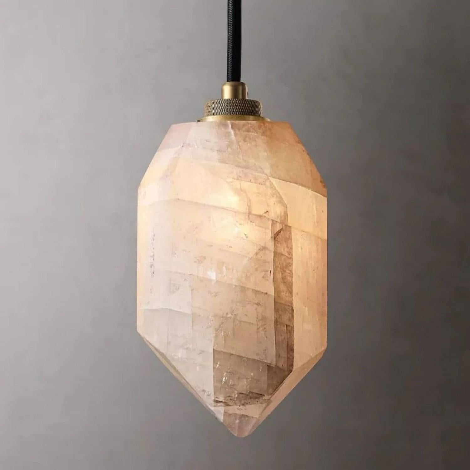 Multicolor Calcite Pendant