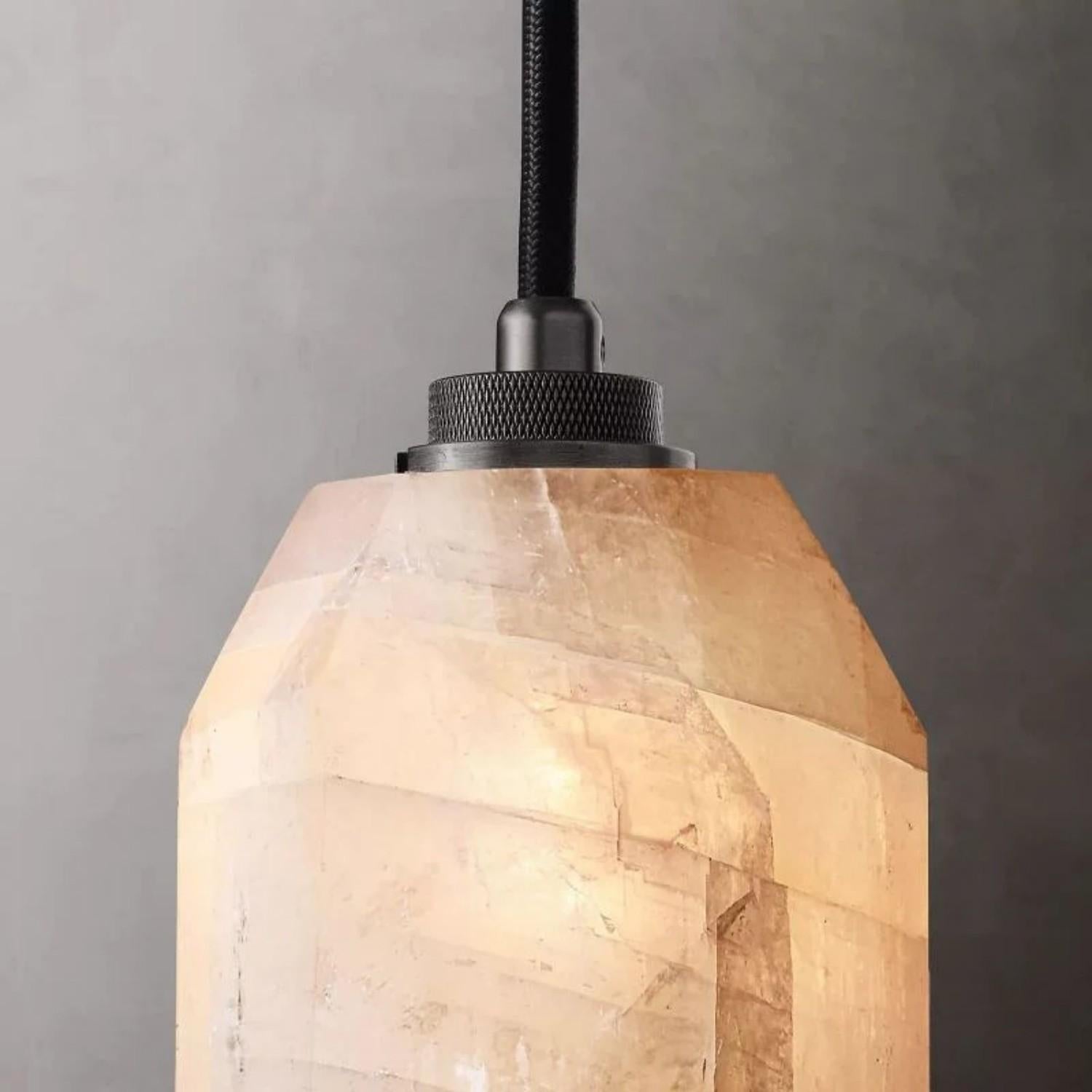 Multicolor Calcite Pendant