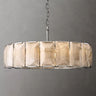Multicolor Calcite Round Chandelier 43"