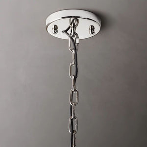 Multicolor Calcite Round Chandelier 19"