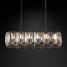 Multicolor Crystal Rectangular Chandelier 42"