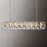 Multicolor Crystal Rectangular Chandelier 61"