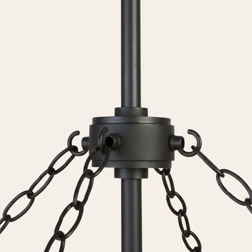 Nadia Glass Chandelier 30" 41"