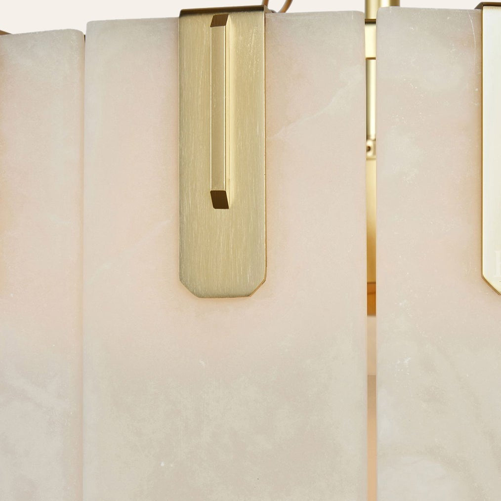 Nadia Alabaster Chandelier 30" 41"