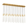 Nolan 18-Light Linear Crystal Chandelier 48"