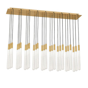 Nolan 27-Light Linear Crystal Chandelier 48"