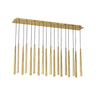 Nolan 18-Light Linear Chandelier 48"