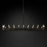 Nadec Vintage Candelabra Rectangle Chandelier