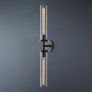 Noah Knurled Grand Linear Sconce