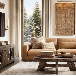 Noah Knurled Sconce 14"H