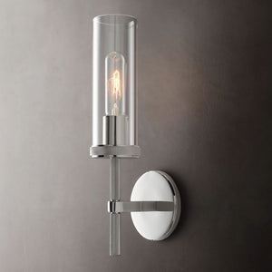 Noah Knurled Sconce 14"H