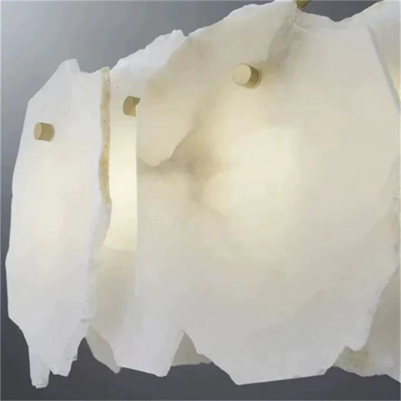 Nauns Alabaster Round Chandelier
