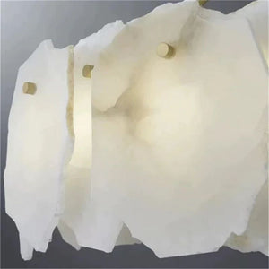 Nauns Alabaster Round Chandelier