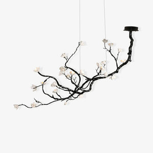 Noira Magnolia Branch & Porcelain Bloom Chandelier