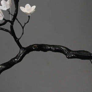 Noira Magnolia Branch & Porcelain Bloom Chandelier