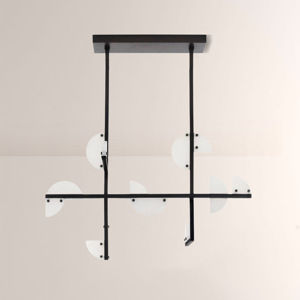Nova Alabaster Linear Chandelier