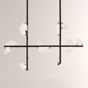 Nova Alabaster Linear Chandelier