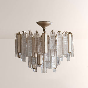 Neve Crystal Prism Flush Mount