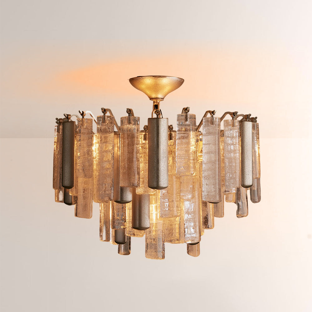 Neve Crystal Prism Flush Mount