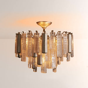 Neve Crystal Prism Flush Mount