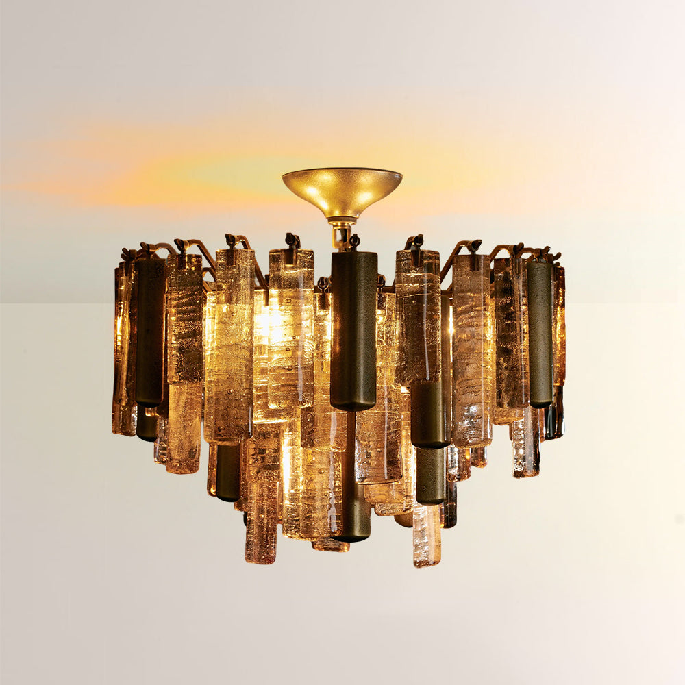 Neve Crystal Prism Flush Mount