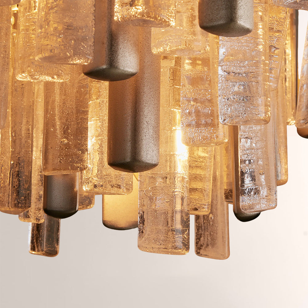 Neve Crystal Prism Flush Mount