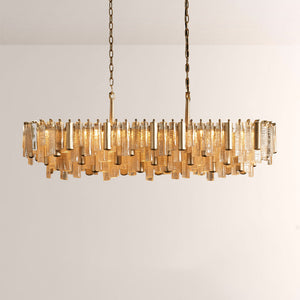 Neve Crystal Prism Linear Chandelier