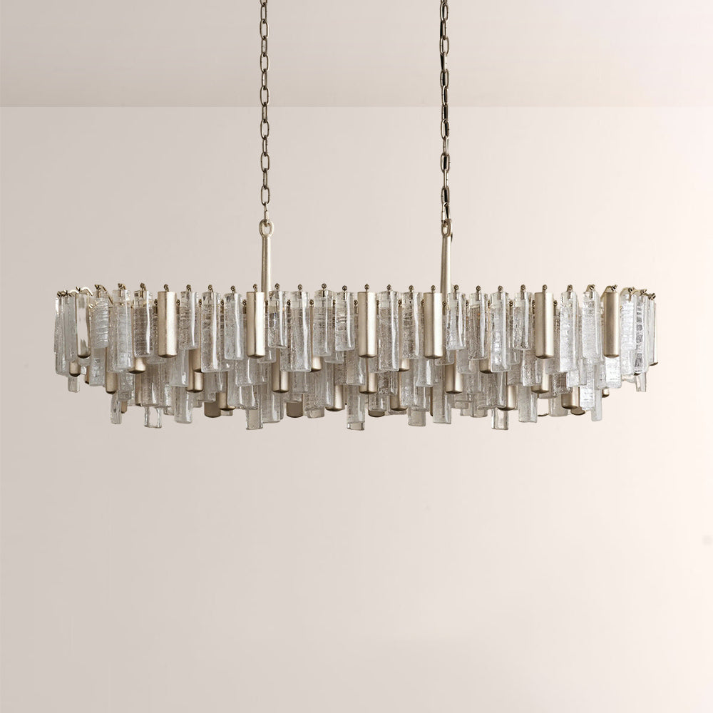 Neve Crystal Prism Linear Chandelier