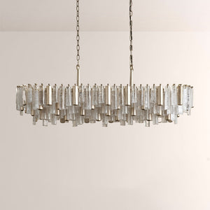 Neve Crystal Prism Linear Chandelier