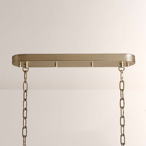 Neve Crystal Prism Linear Chandelier