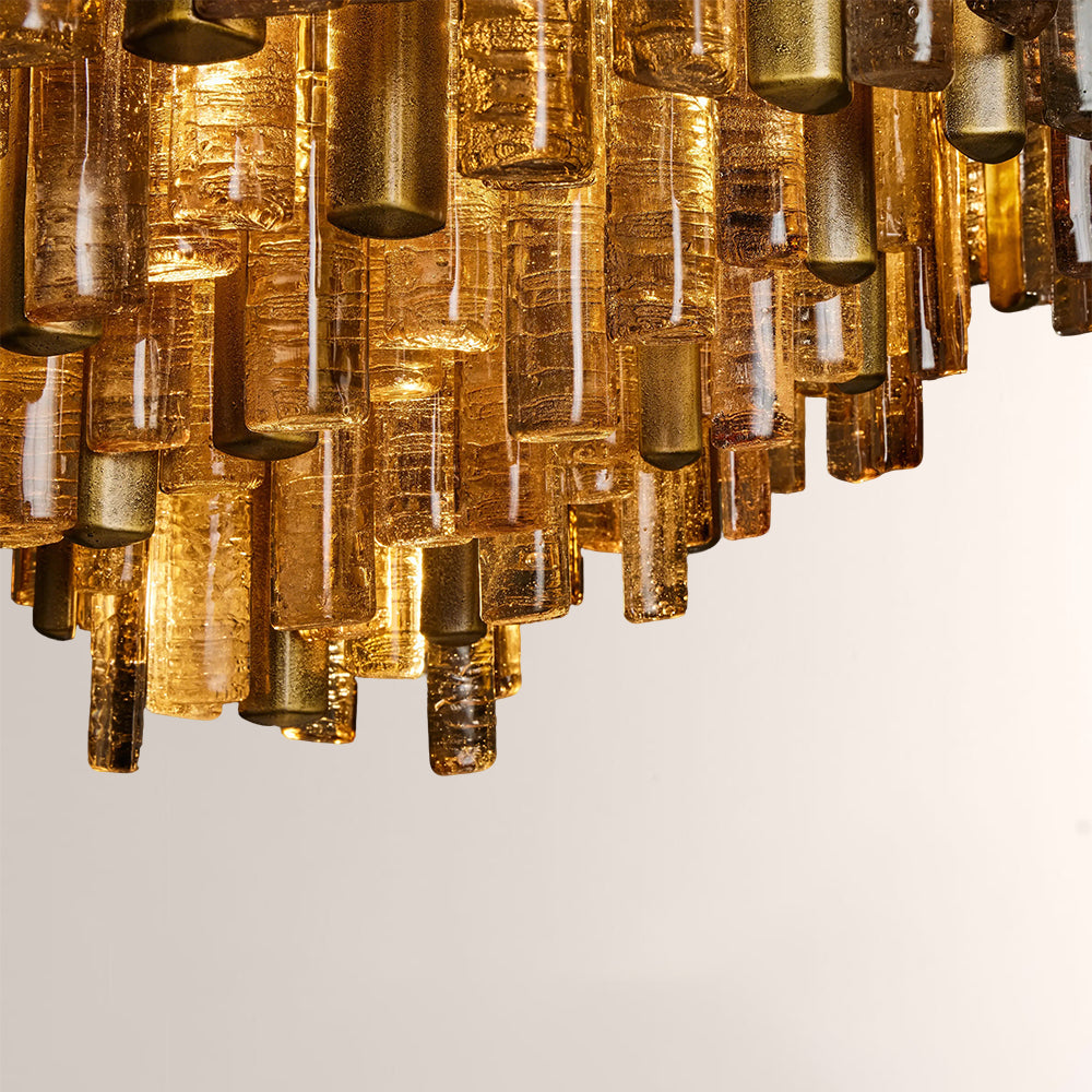 Neve Crystal Prism Round Chandelier