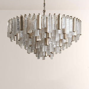 Neve Crystal Prism Round Chandelier