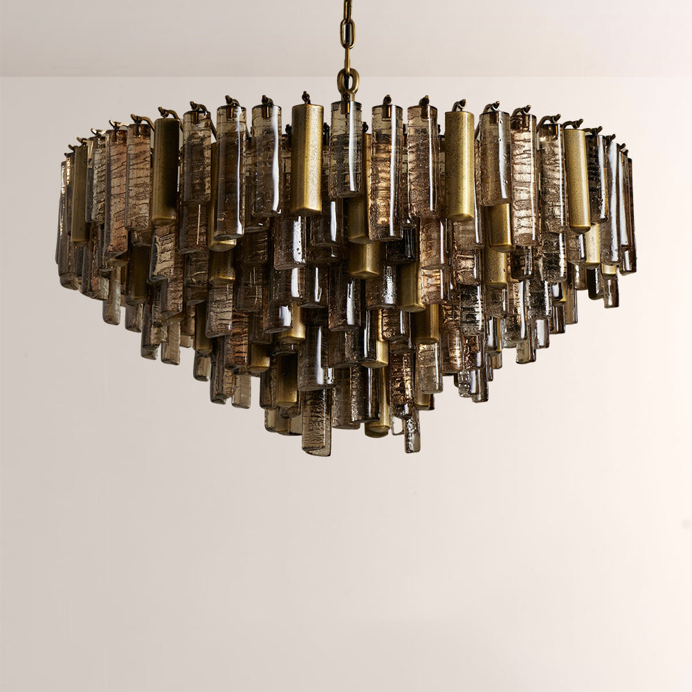 Neve Crystal Prism Round Chandelier