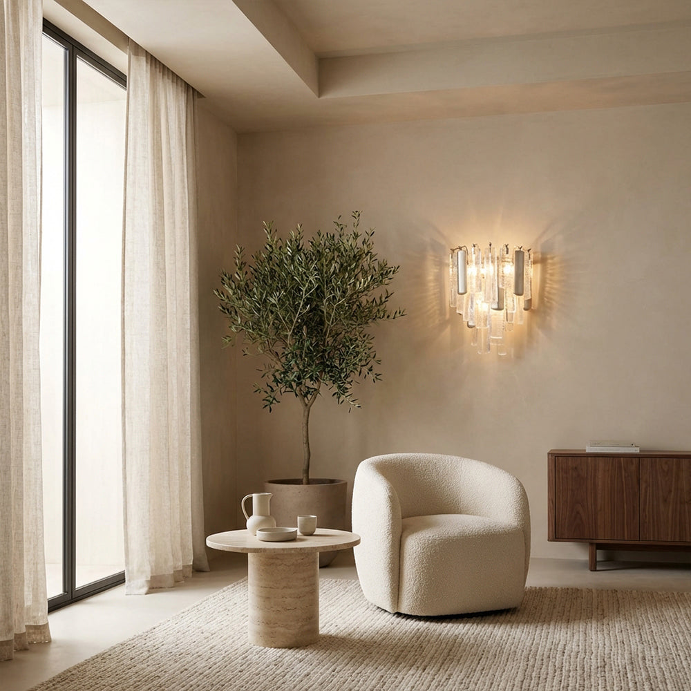 Neve Crystal Prism Wall Sconce