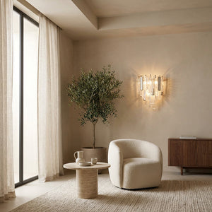 Neve Crystal Prism Wall Sconce