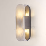 OpalEdge Oval Alabaster Wall Sconces 13.8 19.7H