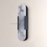 OpalEdge Oval Alabaster Wall Sconces 13.8 19.7H