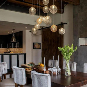 Planet Rectangle Chandelier