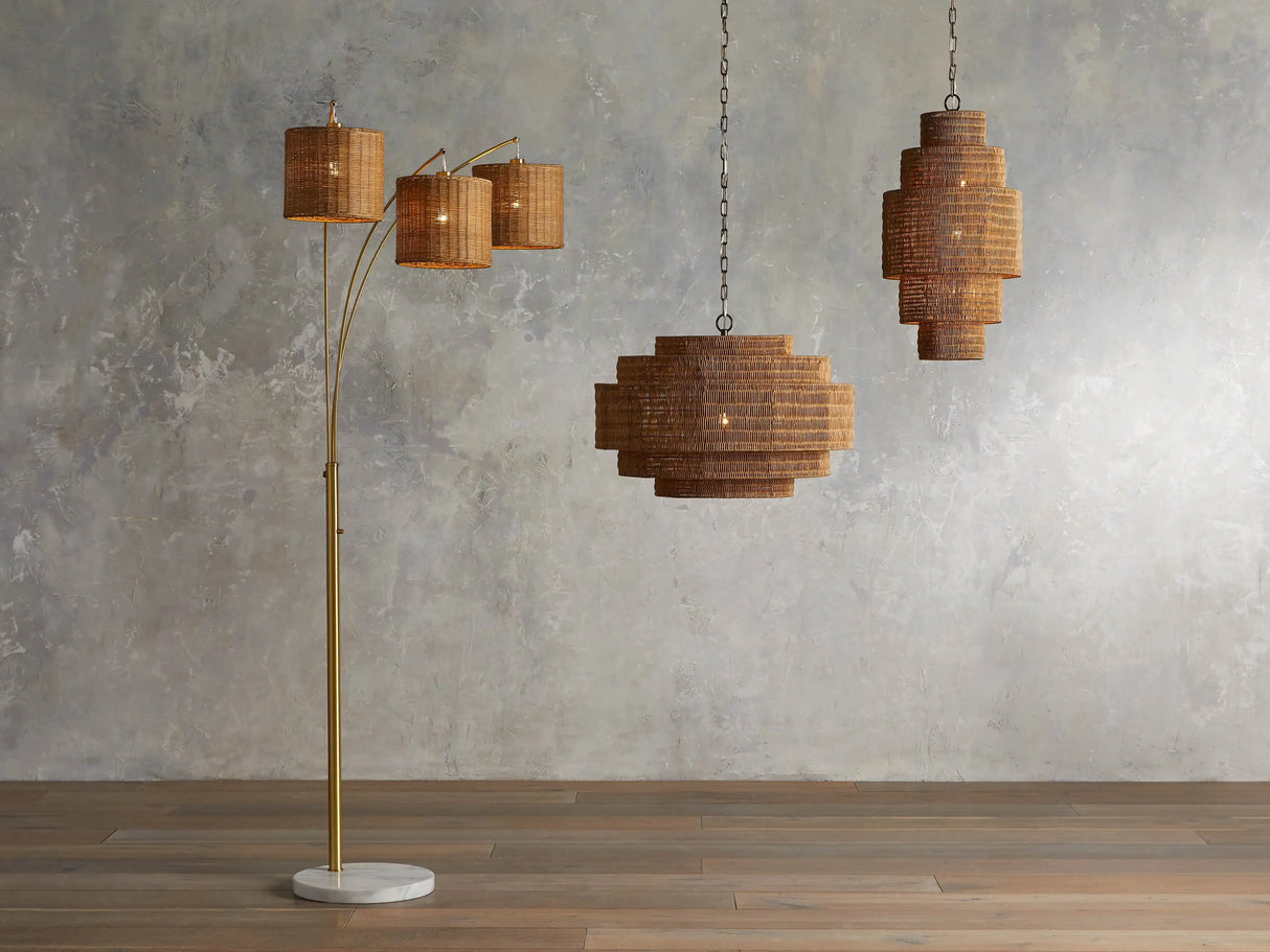 Paloma rattan Chandelier