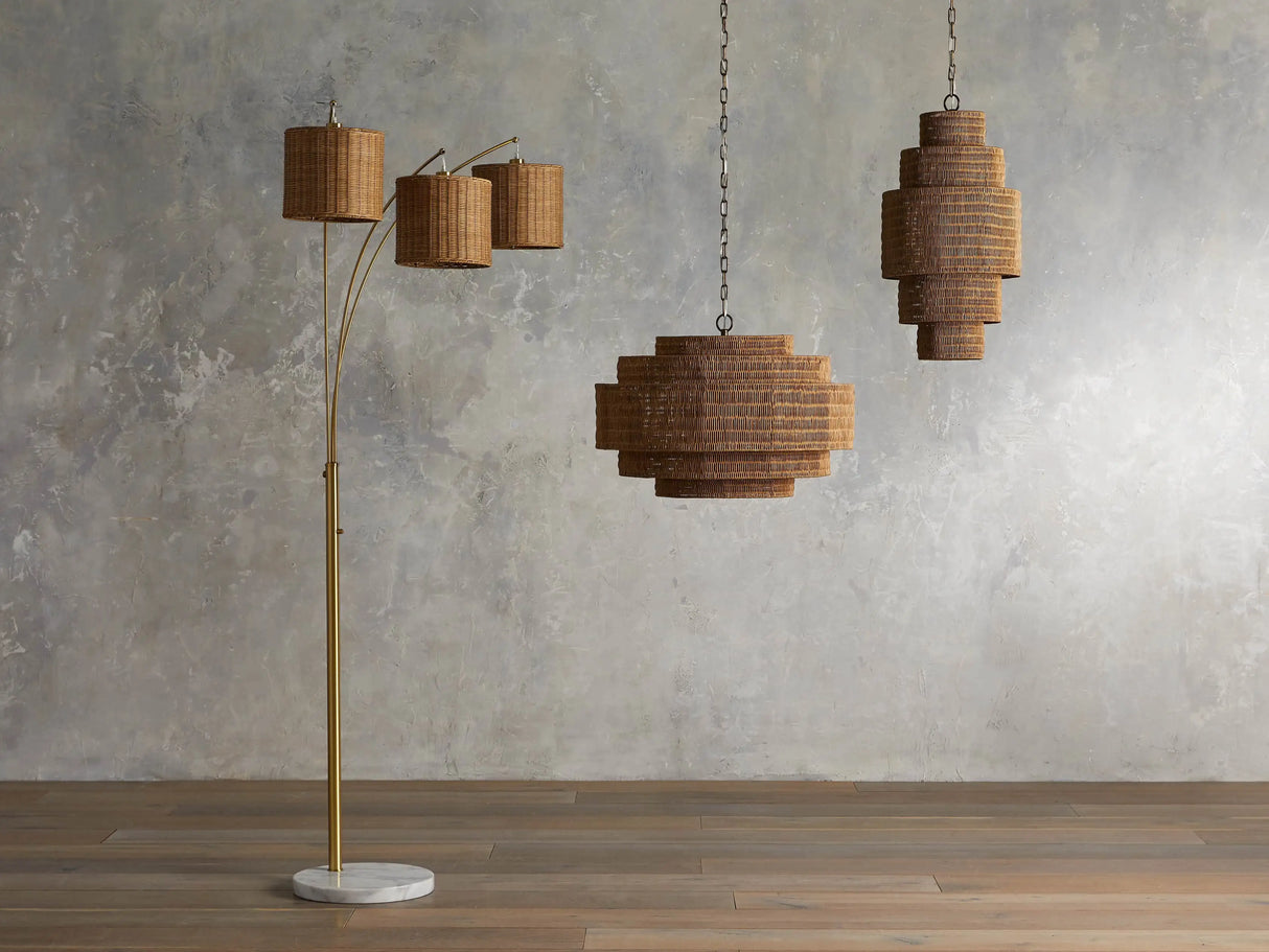 Paloma rattan Chandelier