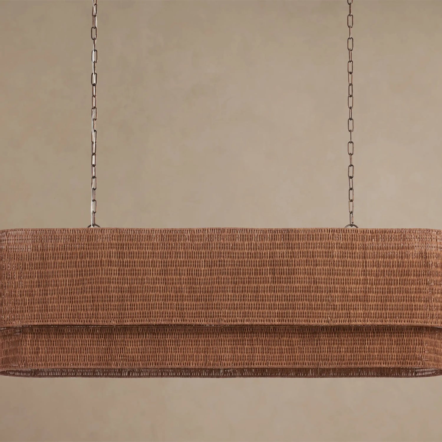 Paloma Linear Rattan Chandelier