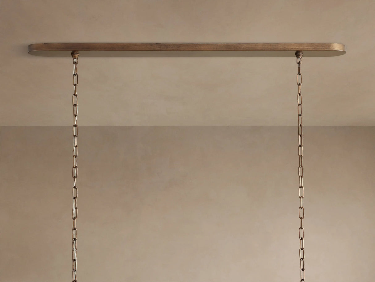 Paloma Linear Rattan Chandelier